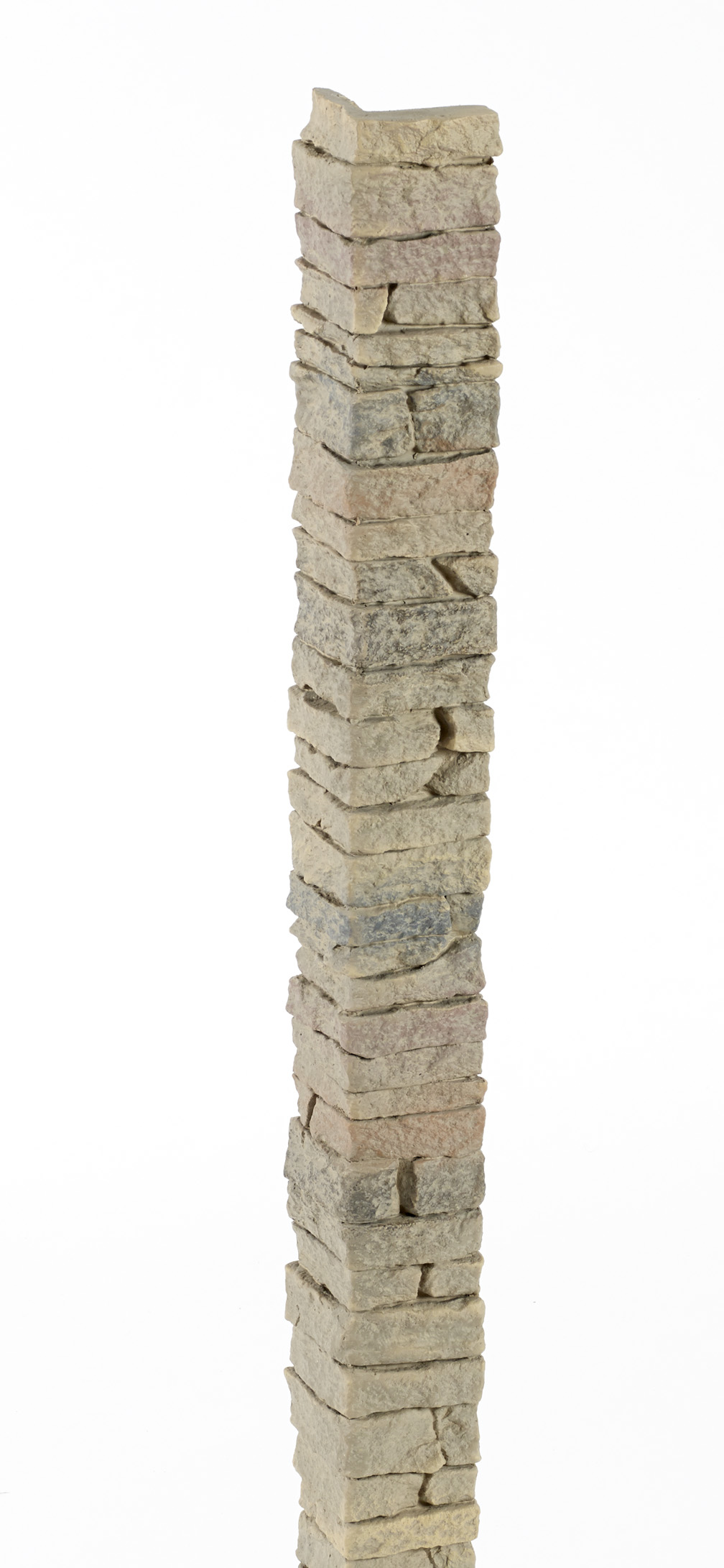 Stacked Stone Corner - Natural Gray